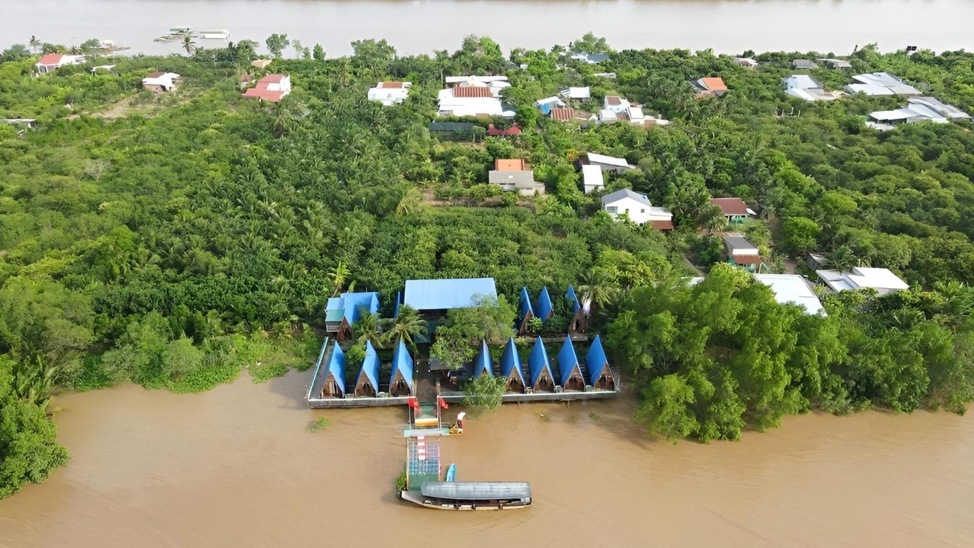 Ben Tre Con Phung Resort Mekong - Nature Escape With Free Boat Shuttle & Fishing מראה חיצוני תמונה