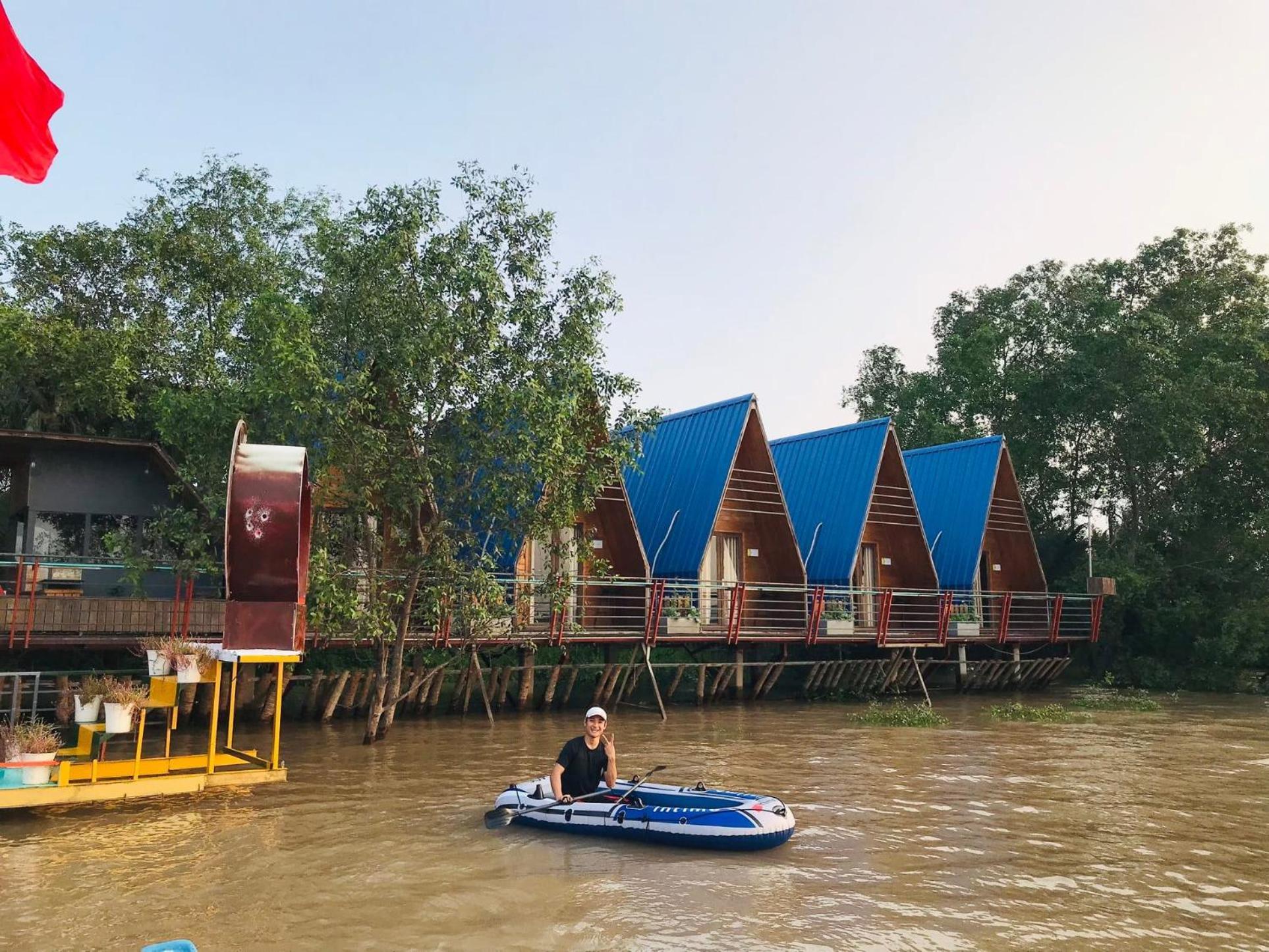 Ben Tre Con Phung Resort Mekong - Nature Escape With Free Boat Shuttle & Fishing מראה חיצוני תמונה